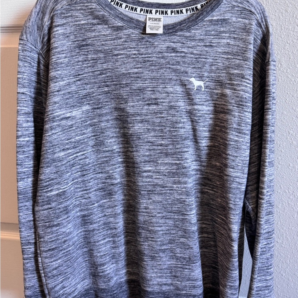 Victoria's Secret Gray Long Sleeve Tee